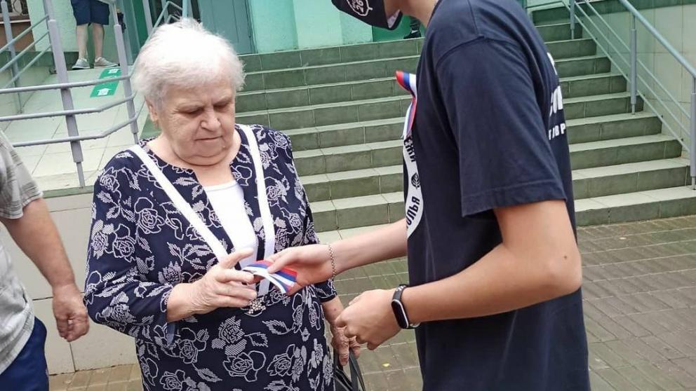 В Арзгирском округе Ставрополья проходит акция «Под флагом России мы едины»