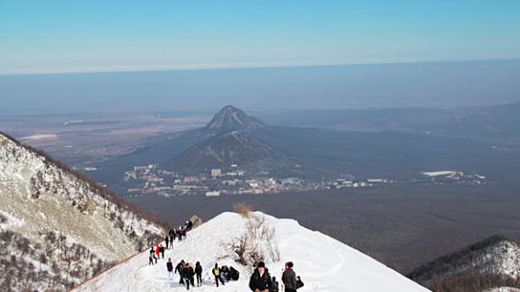 Массовое восхождение на гору Бештау пятигорчане совершили в 30-й раз