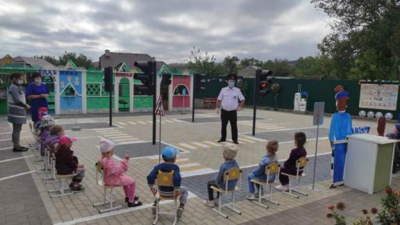 В ставропольском селе Александровском построили площадку для обучения ПДД