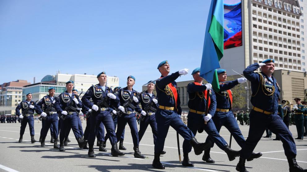 В Параде Победы в Ставрополе впервые участвовал фронтовой танк Т-34