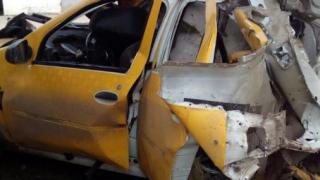 На минераловодской заправке взрыв газового баллона в иномарке повредил 3 машины