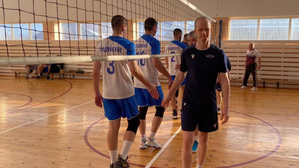 В селе Падинском прошёл краевой турнир по волейболу среди мужчин