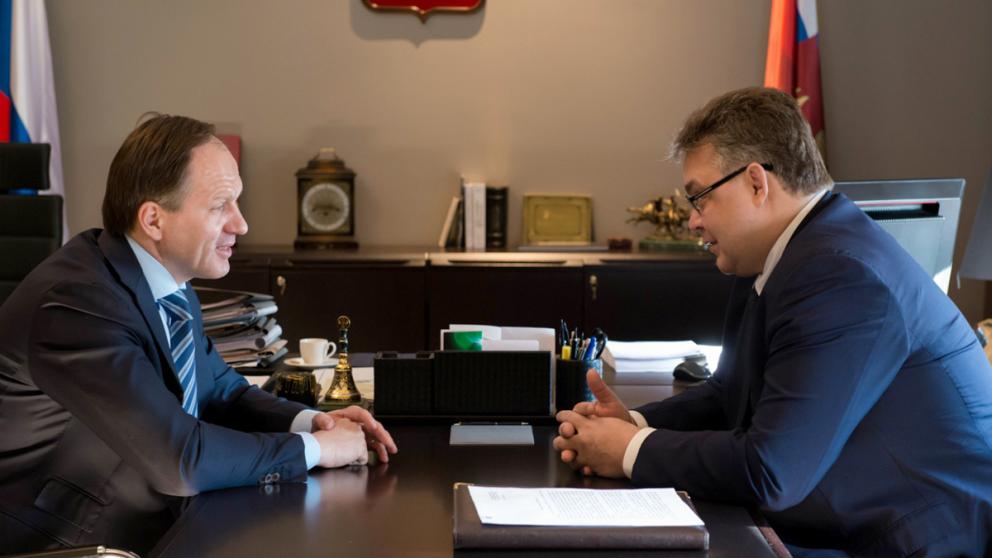 Владимир Владимиров и Лев Кузнецов обсудили пути развития Ставропольского края