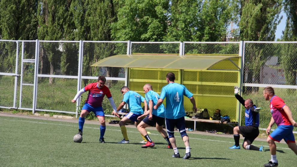 Прошли первые матчи второго этапа футбольного первенства края среди ветеранов