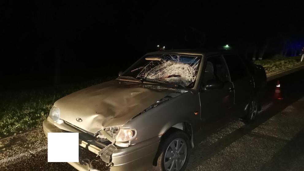 В Благодарненском округе внезапно выбежавший на дорогу мужчина погиб под колёсами авто