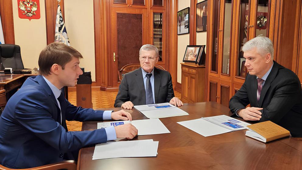 Юрий Чайка и Дмитрий Беспалов обсудили развитие инженерного образования в СКФО 
