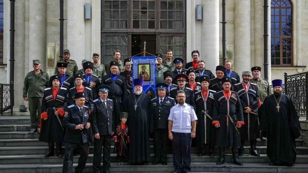 Терские казаки отметили день войскового общества