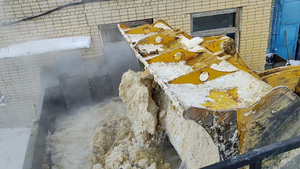 В Ставрополе протестировали первую снегоплавильную установку 