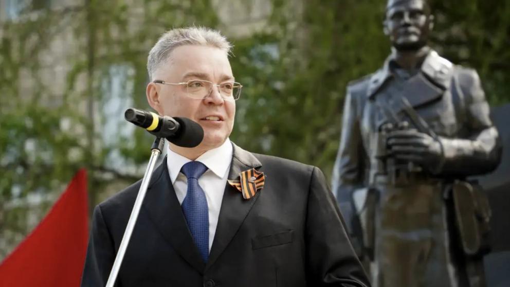 Губернатор Владимиров принял участие в открытии памятника Герою СССР в Изобильном