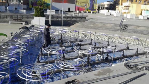 В Ставрополе готовят фонтаны к зиме