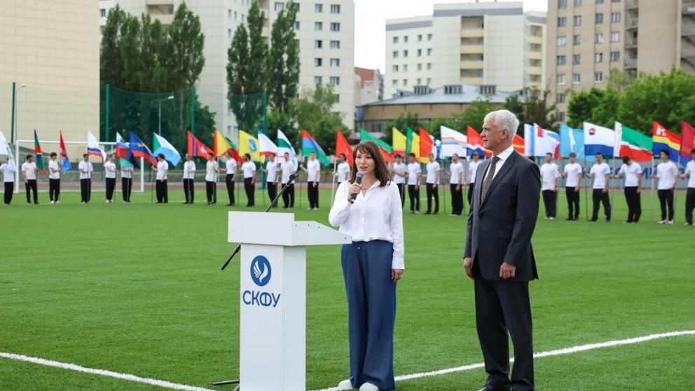 В Ставрополе открыли стадион «Буревестник» при СКФУ