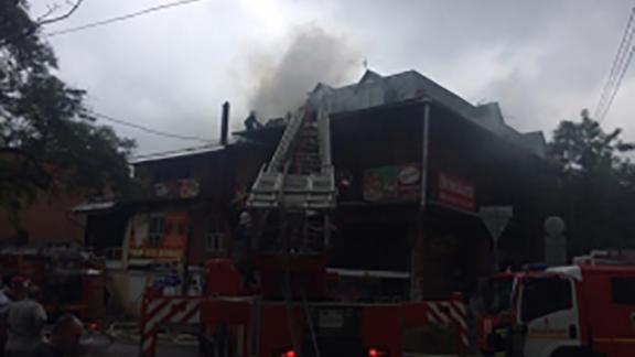 В торговом доме Кисловодска сгорели крыша, помещения и оборудование