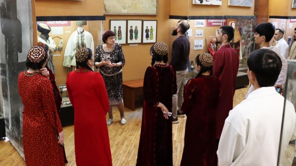 Студенты из Туркмении посетили экспозиции Ставропольского музея-заповедника