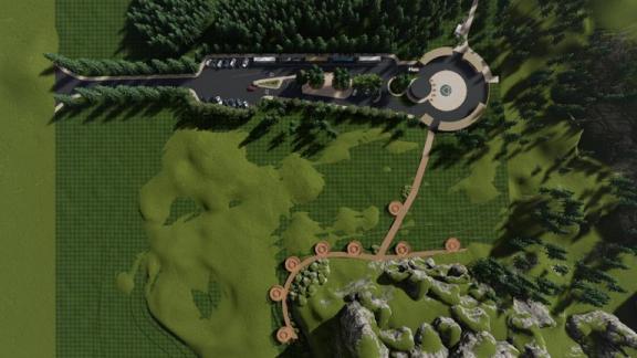 Светящийся логотип в форме сердца появится около кисловодской Горы – Кольцо