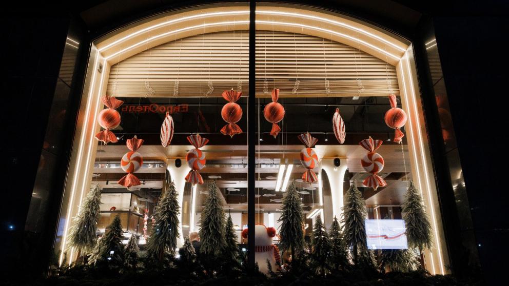 В Ставрополе назвали предприятия с лучшим новогодним декором