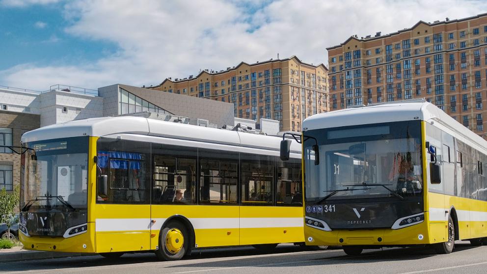 В Ставрополе появилось 45 обновленных троллейбусов с автономным ходом