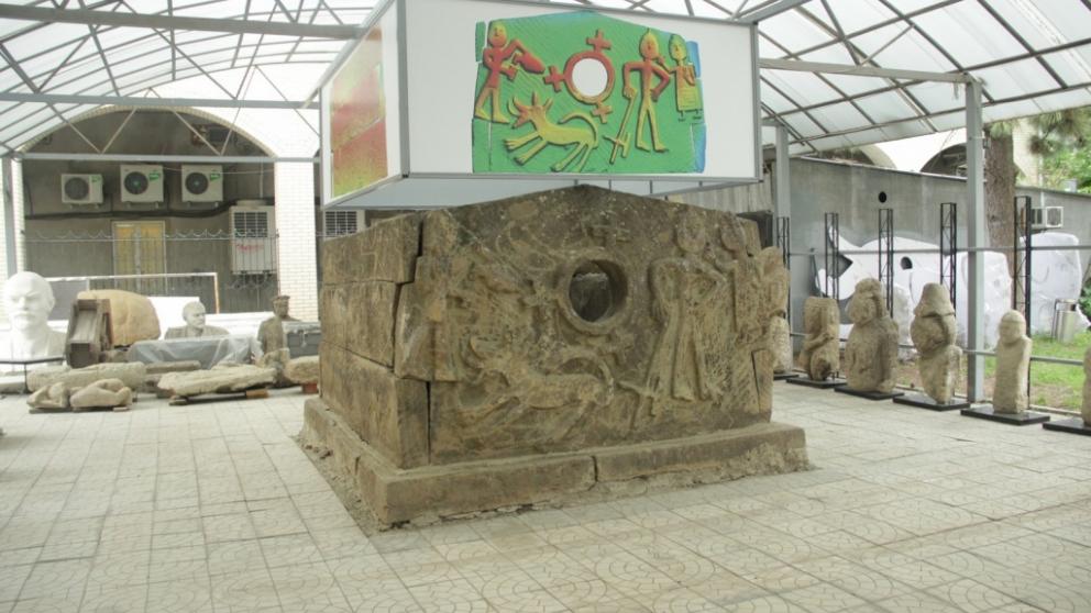 Обновлённый лапидарий представлен во дворе Ставропольского музея-заповедника