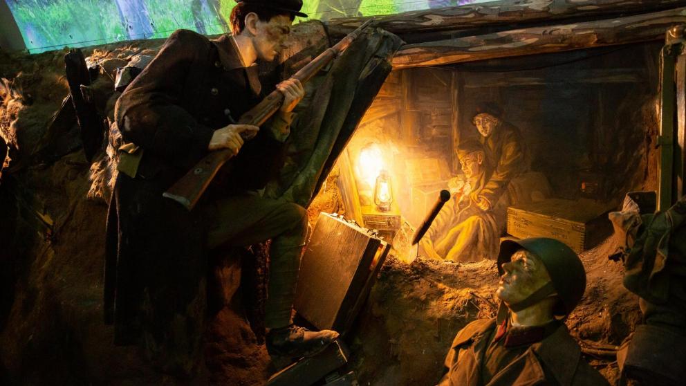 Песни военных лет прозвучали в музее на колёсах «Поезд Победы» в Ставрополе