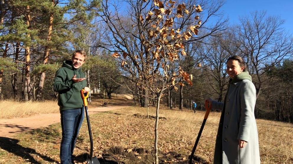 В Кисловодске высадили Аллею журналистов