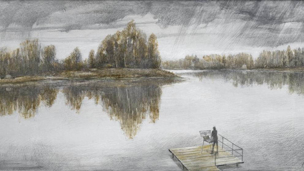 Графические работы представит известный ставропольский художник Леонид Чёрный