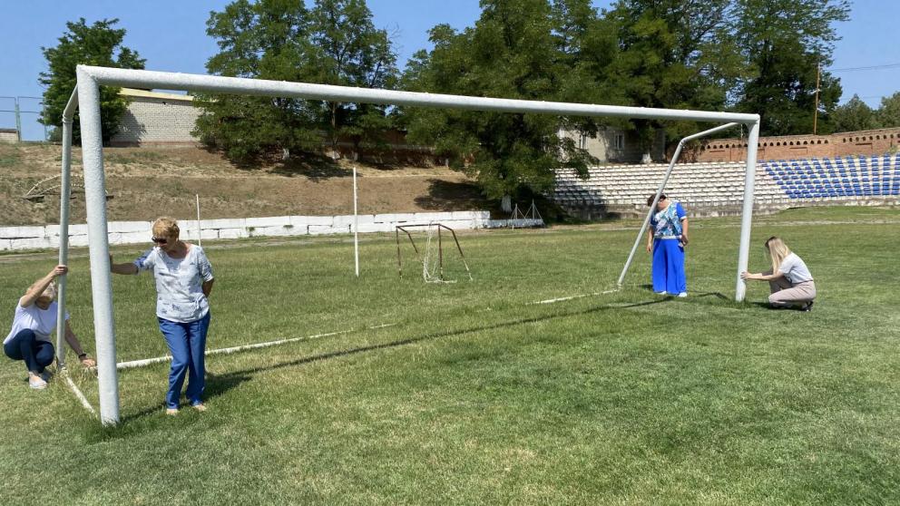 На Ставрополье проверили безопасность установки футбольных ворот