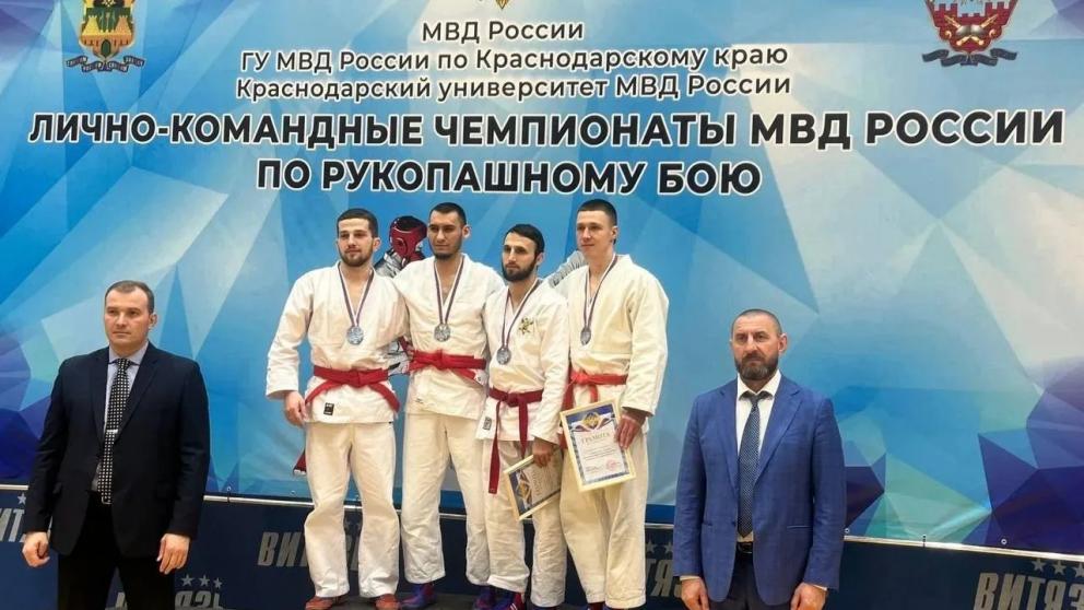 Ставропольские полицейские завоевали бронзу чемпионата МВД России по рукопашному бою