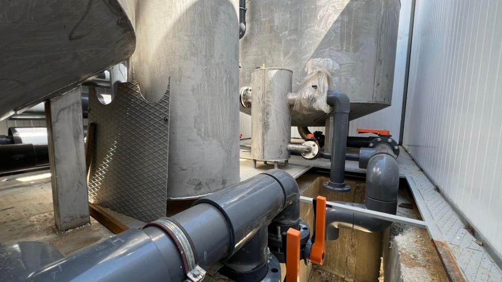 Новые установки очистки воды монтируют в посёлке Затеречном