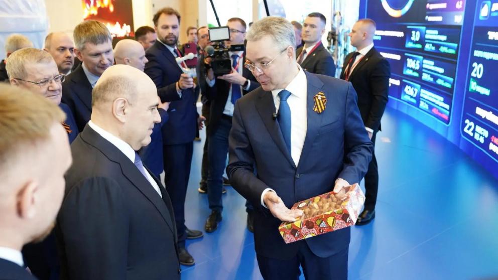 Михаил Мишустин посетил Кавказский инвестиционный форум на Ставрополье