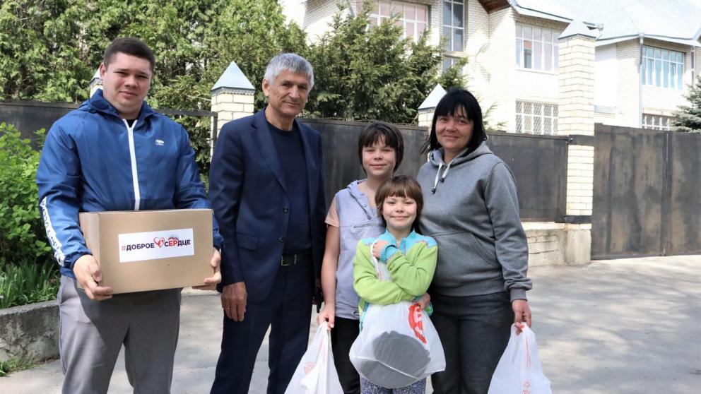 На Ставрополье беженцы из Донбасса получили продуктовые наборы