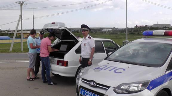 Совместный рейд судебных приставов и сотрудников ГИБДД прошел в Андроповском районе