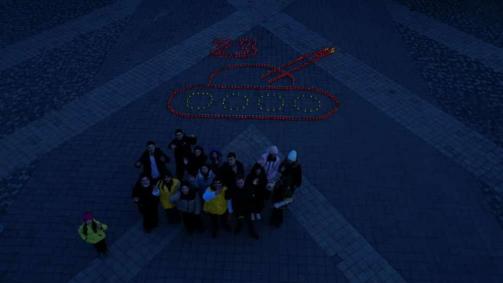 В Предгорном округе Ставрополья в память о Героях зажгли сотни свечей