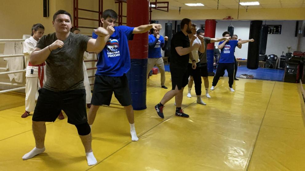 В Ставрополе прошла открытая тренировка по рукопашному бою