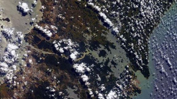 Космонавт Олег Скрипочка с орбиты сфотографировал Панамский канал