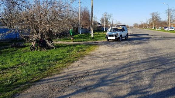 Мотоциклист без прав на «Стеллсе» в Красногвардейском районе устроил ДТП