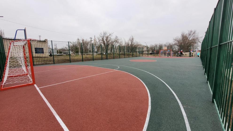 На Ставрополье в хуторе Алтухов появилась новая спортплощадка
