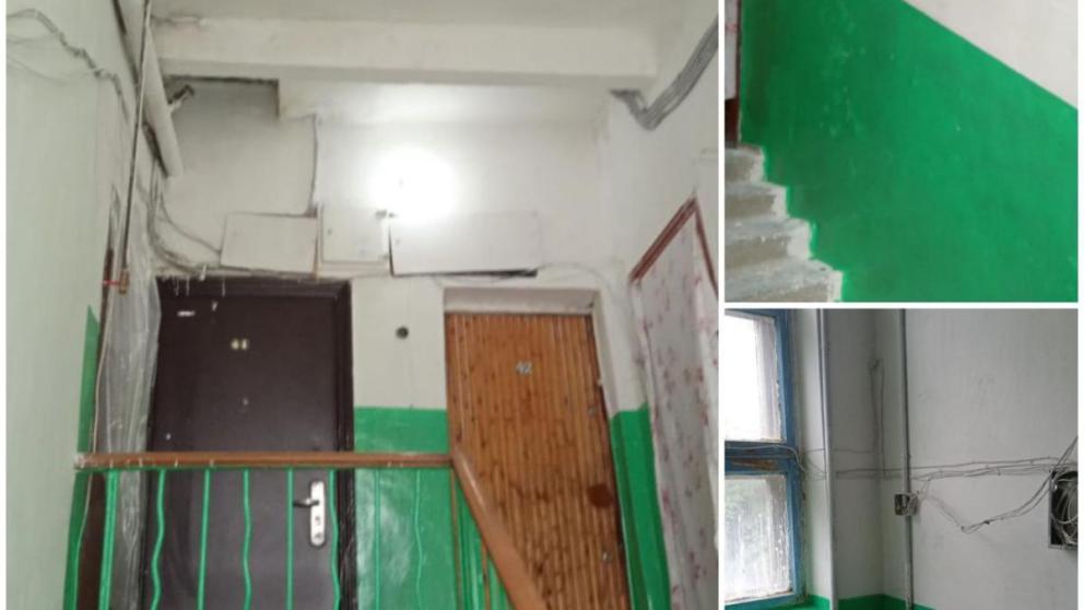 В Ессентуках после обращения к губернатору завершили ремонт в подъезде