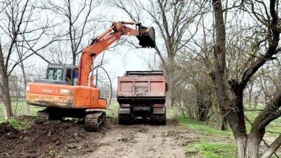 В хуторе Николаевская Степь на Ставрополье начались дорожные работы
