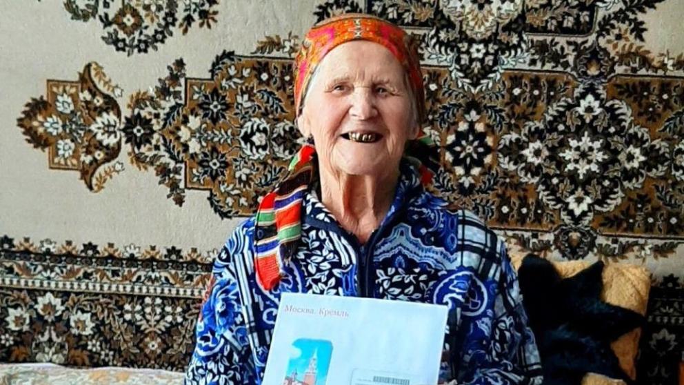 Президент России поздравил жительницу Георгиевска с юбилеем