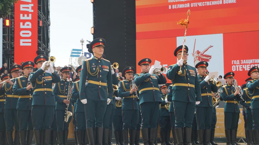 24-й военный оркестр ЮВО стал главным исполнителем фестиваля духовых коллективов в Ставрополе