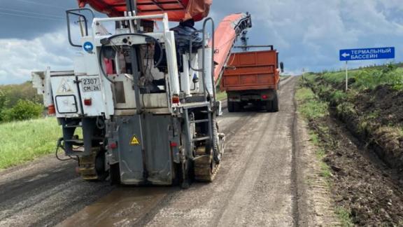Дорогу к термальному бассейну отремонтируют в этом году в Кочубеевском округе