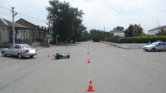 В селе Александрия Благодарненского района в ДТП пострадал ребенок-мотоциклист