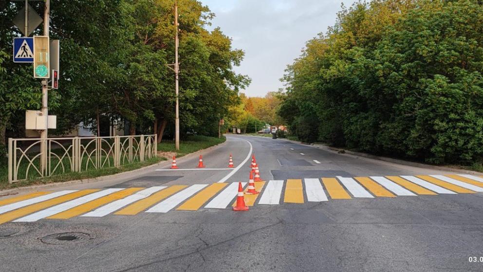 В Ставрополе обновили около 55 тысяч квадратных метров дорожной разметки