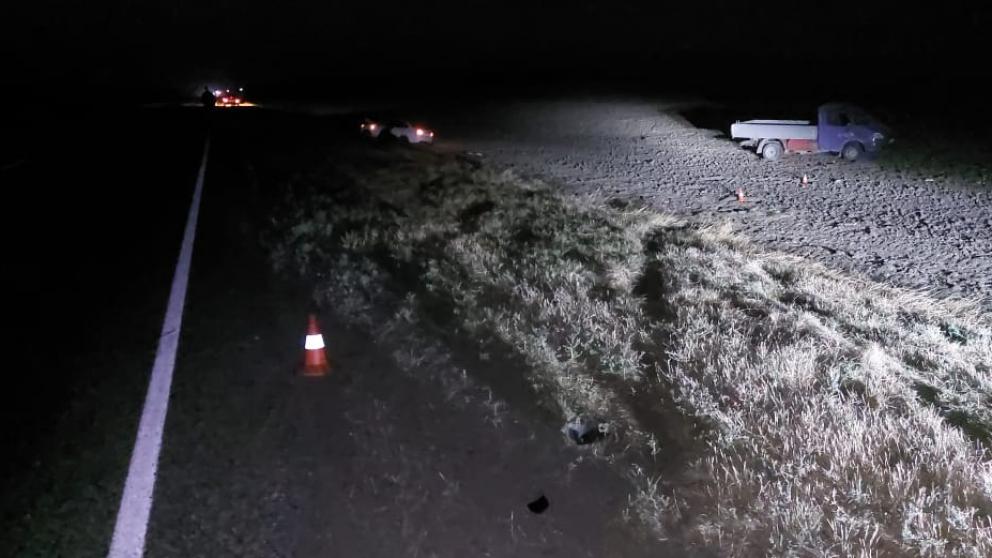 Грузовик и легковушка столкнулись в Красногвардейском округе