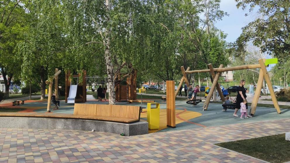 В городе Изобильном по нацпроекту благоустроили пешеходную зону