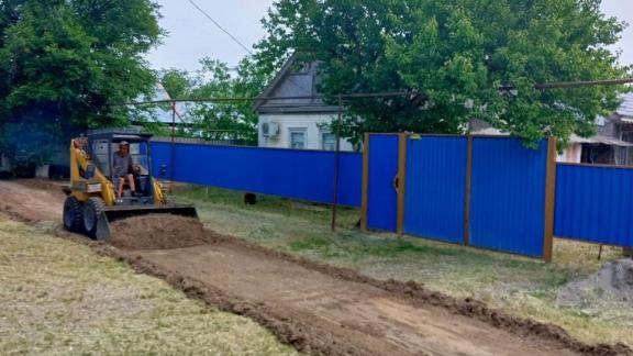 В селах Буденновского округа Ставрополья обустраивают новые тротуары