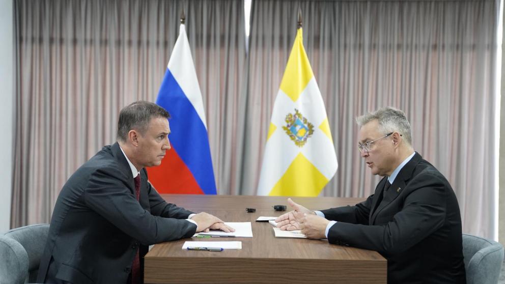 Зампред Правительства РФ провёл рабочую встречу с губернатором Ставрополья