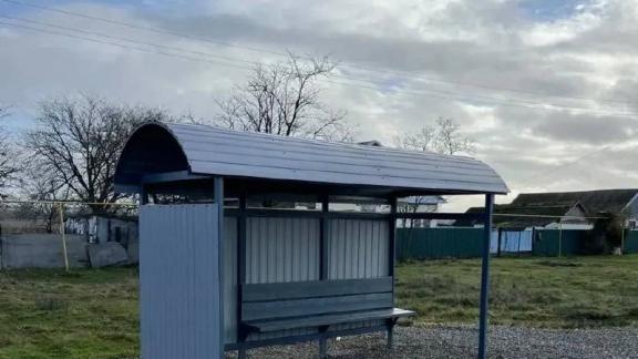 В Труновском округе Ставрополья развивают сеть остановок общественного транспорта