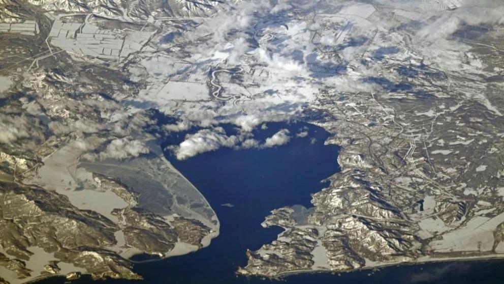 Ставропольский космонавт Олег Скрипочка запечатлел с борта МКС Авачинскую бухту