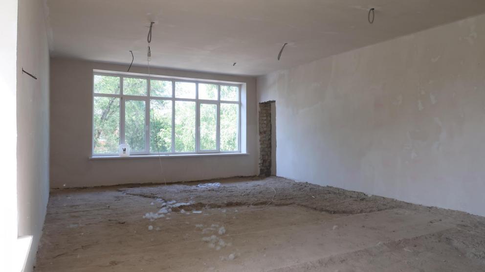 В Кочубеевском округе ремонтируют детский сад «Гвоздика»