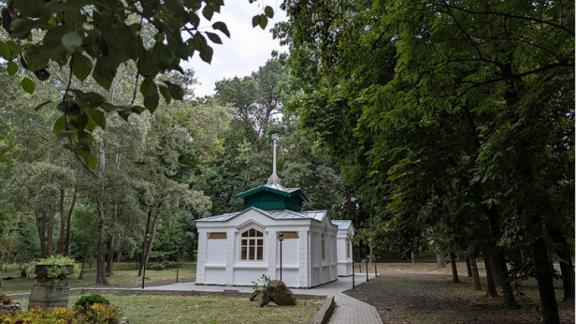 В Курортном парке Ессентуков восстановили историческое здание